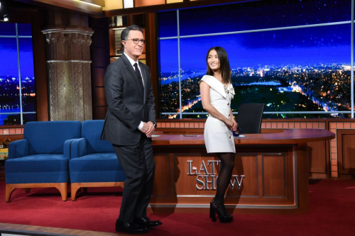 Anna Sawai at Late Show with Stephen Colbert 3