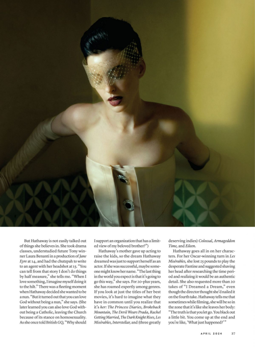 Anne Hathaway in Vanity Fair April 2024 8