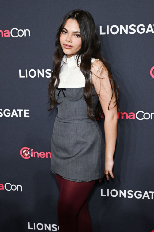 Ariana Greenblatt Attends Cinemacon Lionsgate Presentation in Las Vegas 3