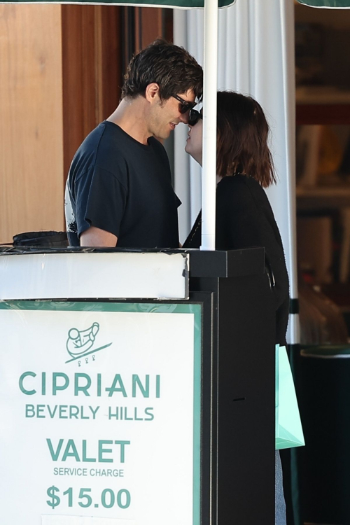 Ashley Benson and Brandon Davis at Cipriani in Beverly Hills 1