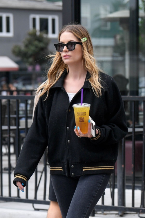 Ashley Benson Out for Iced Tea in Los Angeles