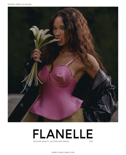 Ashley Moore Featured in Flanelle Magazine February 2024