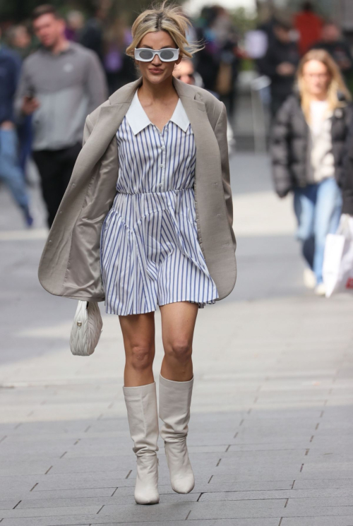 Ashley Roberts at Heart Radio in London