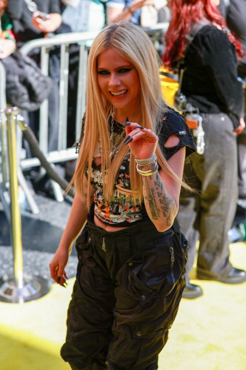 Avril Lavigne Arrives at iHeartRadio Music Awards in Hollywood