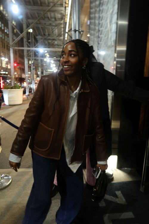 Ayo Edebiri Arrives at SNL After-party Zuma New York 1