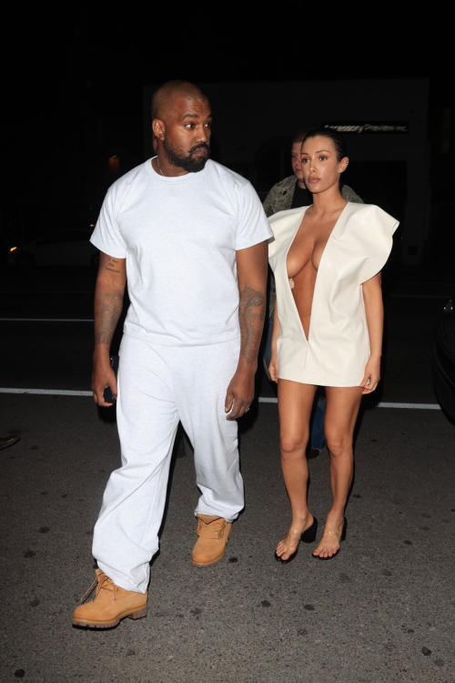 Bianca Censori and Kanye West Leaving Ty Dolla Sign Birthday Party 5