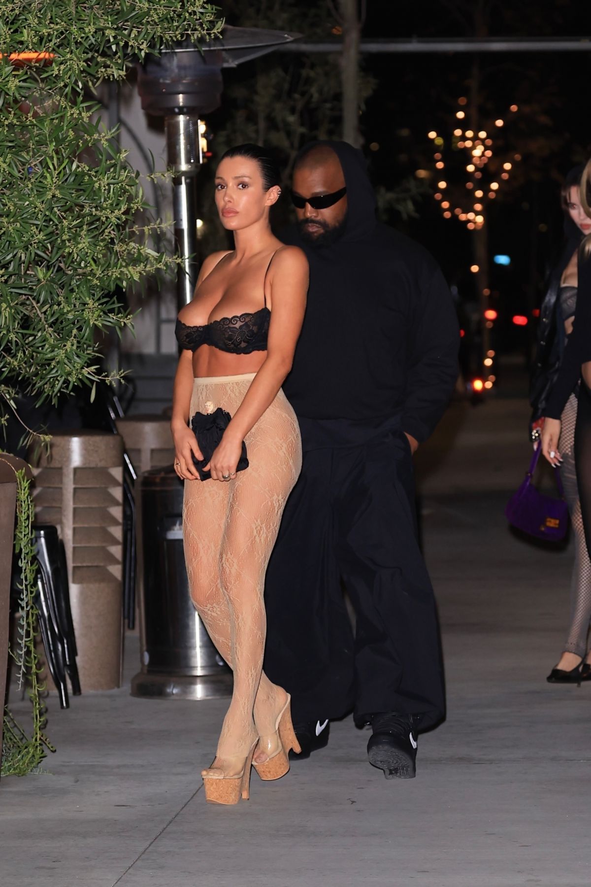 Bianca Censori and Kanye West Seen Leaving Gigi’s in Los Angeles