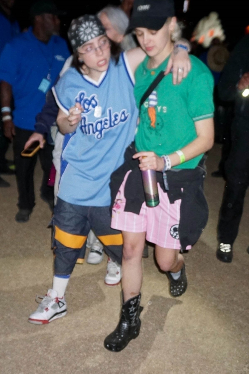 Billie Eilish and Ava Capri at No Doubt Set in Coachella 1