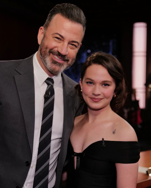 Cailee Spaeny Appears on Jimmy Kimmel Live 2