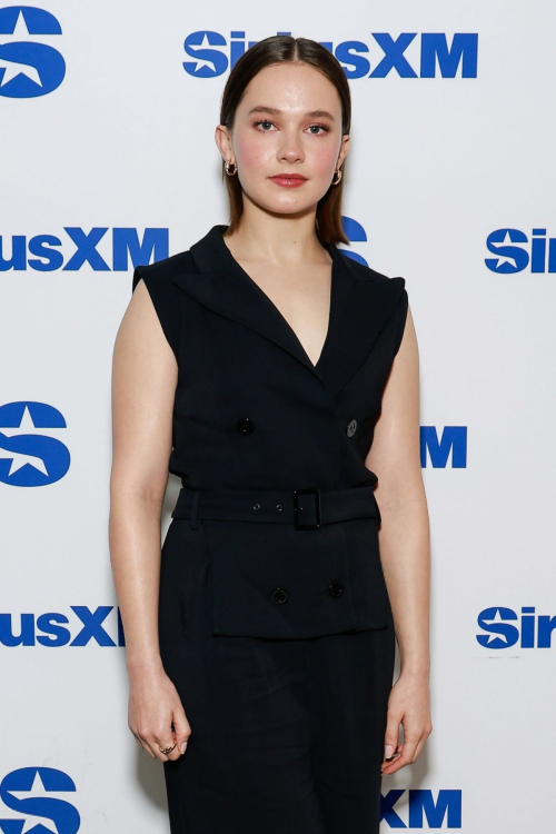 Cailee Spaeny Visits Sirius XM Studios in New York