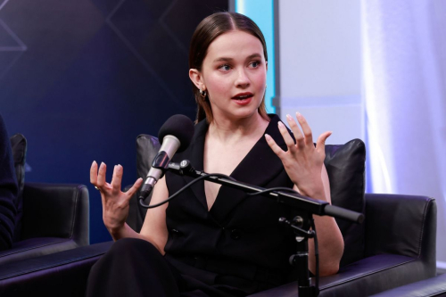 Cailee Spaeny Visits Sirius XM Studios in New York 6