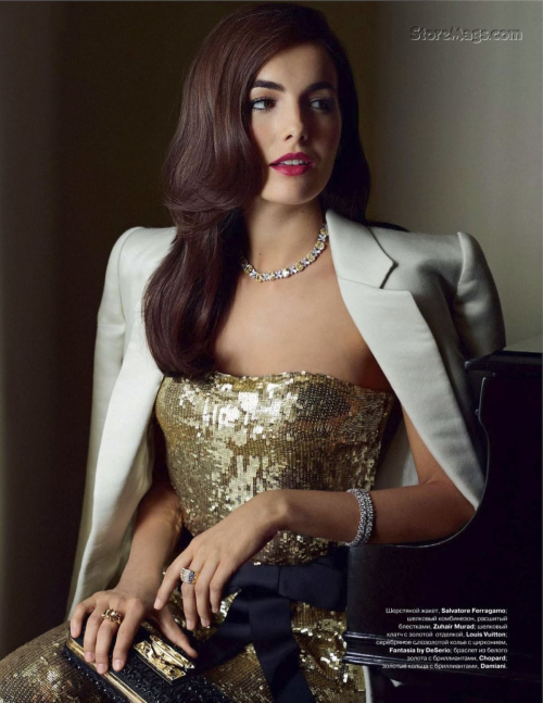 Camilla Belle in Tatler Magazine August 2011 2