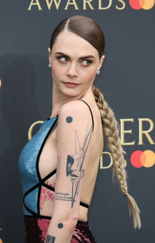 Cara Delevingne at Olivier Awards in London 4