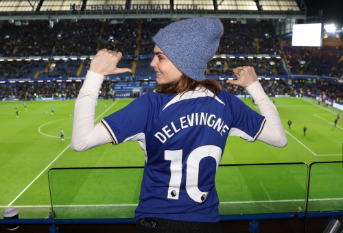 Cara Delevingne Spotted at Stamford Bridge in London 2