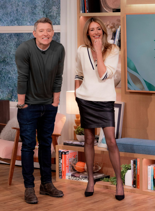 Cat Deeley Appears on This Morning TV Show in London 3