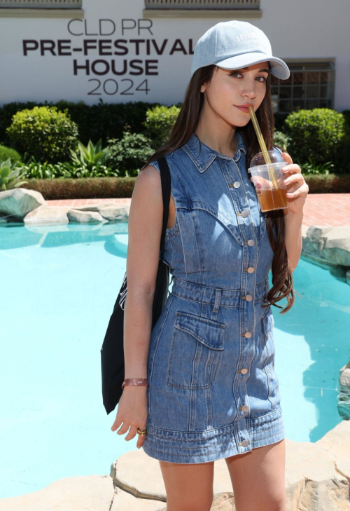 Caylee Cowan Visits CLD OR Pre-festival House in Beverly Hills