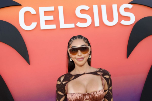 Chantel Jeffries at Celsius Cosmic Desert Event at Coachella 1