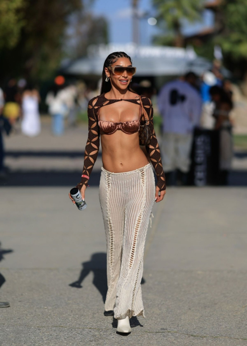 Chantel Jeffries at CELSIUS Cosmic Desert Event during Coachella 1