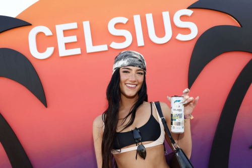 Charli D’Amelio at CELSIUS Cosmic Desert Event at Coachella 2