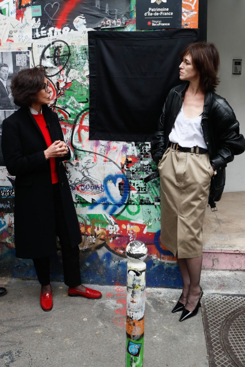 Charlotte Gainsbourg at Maison Gainsbourg Plaque Unveiling Ceremony in Paris 3