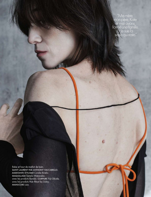 Charlotte Gainsbourg in Elle France April 2024 Issue 1