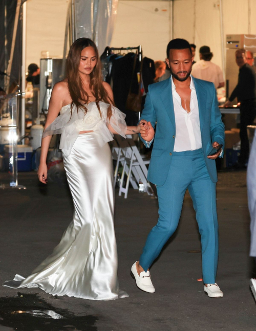 Chrissy Teigen and John Legend Attend Charity Event Hosted by Prada 1