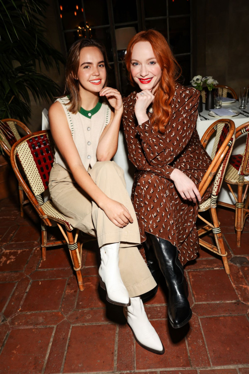 Christina Hendricks and Bailee Madison at Partlow Spring Collection Launch