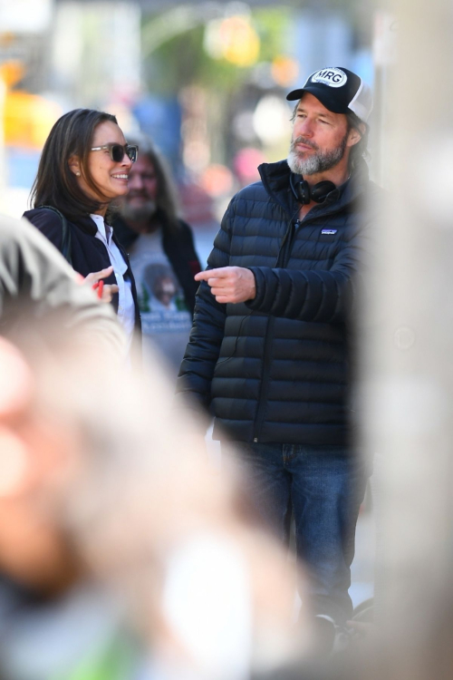 Christy Turlington Visits Ed Burns on Miller by Marriage Set in New York 1