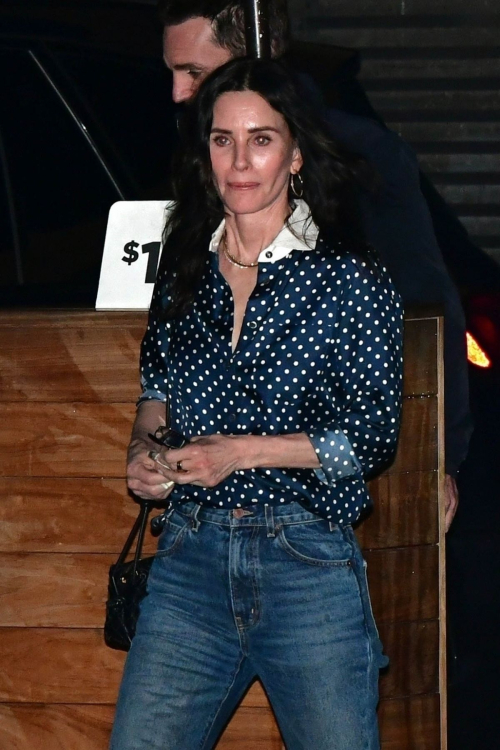 Courteney Cox and Johnny McDaid at Nobu Malibu Dinner Date 1