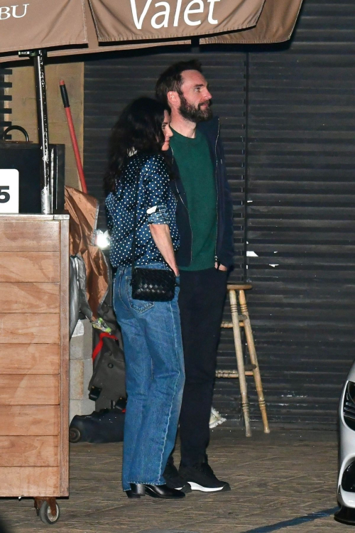 Courteney Cox and Johnny McDaid at Nobu Malibu Dinner Date 6