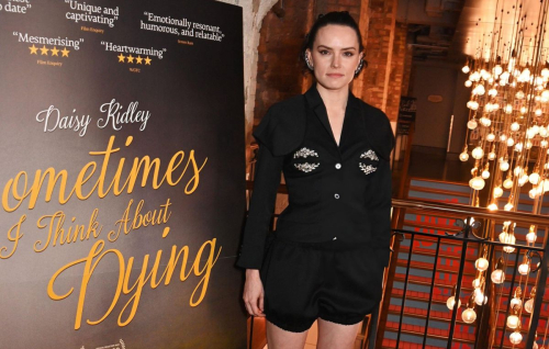 Daisy Ridley at Sometimes I Think About Dying Screening in London 6