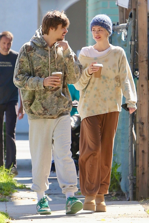 Delilah Hamlin and Henry Eikenberry Out for Coffee in West Hollywood