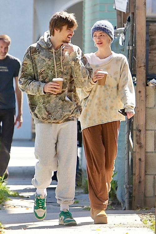 Delilah Hamlin and Henry Eikenberry Out for Coffee in West Hollywood 2