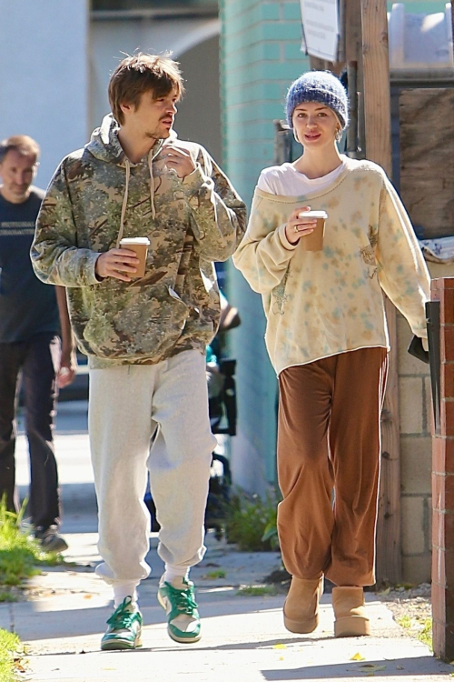 Delilah Hamlin and Henry Eikenberry Out for Coffee in West Hollywood 3