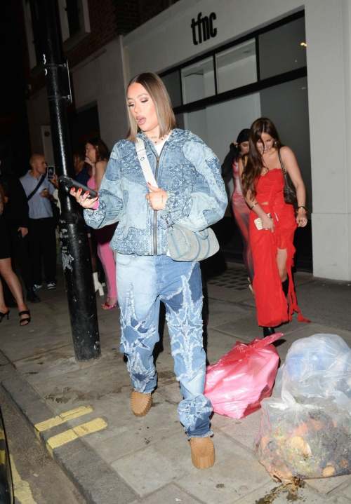 Demi Sims Leaves PrettyLittleThing Showroom Event in London 2