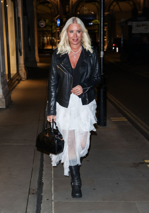 Denise Van Outen Celebrates Blue