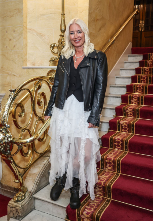 Denise Van Outen Celebrates Blue