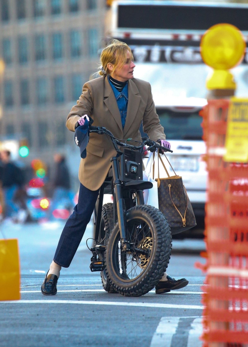 Diane Kruger Rides Electric Bike in New York 5