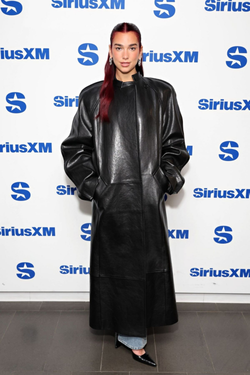 Dua Lipa Visits Siriusxm Studios in New York