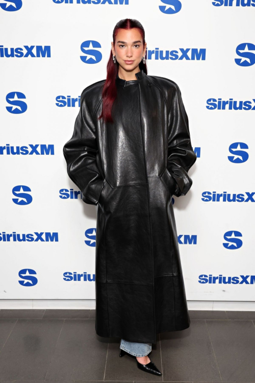 Dua Lipa Visits Siriusxm Studios in New York 4