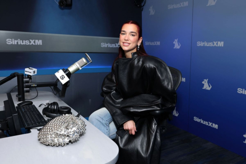 Dua Lipa Visits Siriusxm Studios in New York 6