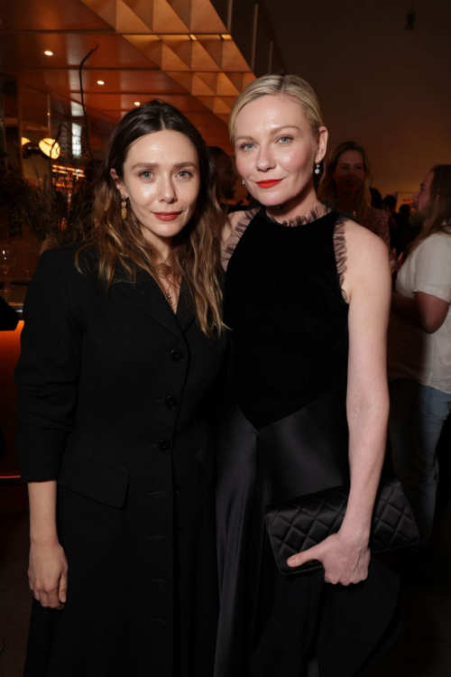 Elizabeth Olsen and Kirsten Dunst at Civil War Special Screening in Los Angeles 1