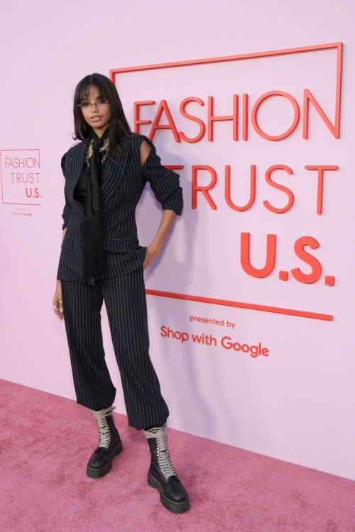 Ella Balinska Looks Elegant at Fashion Trust U.S. Awards 3