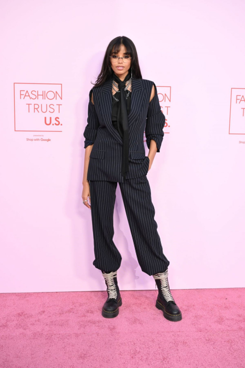 Ella Balinska Looks Elegant at Fashion Trust U.S. Awards 5