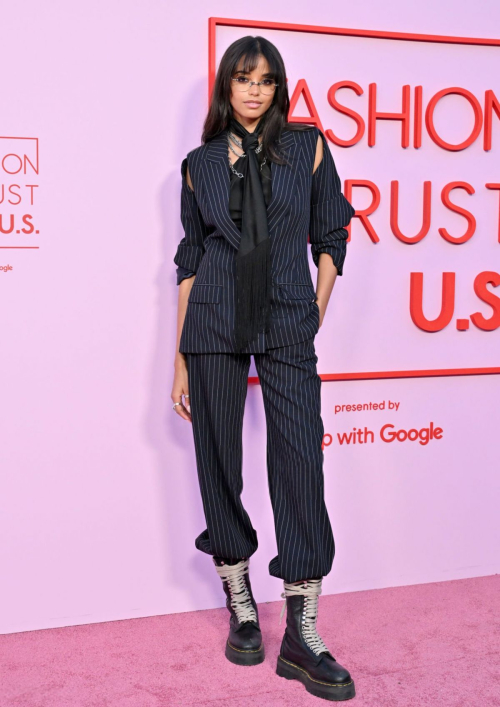 Ella Balinska Looks Elegant at Fashion Trust U.S. Awards 6