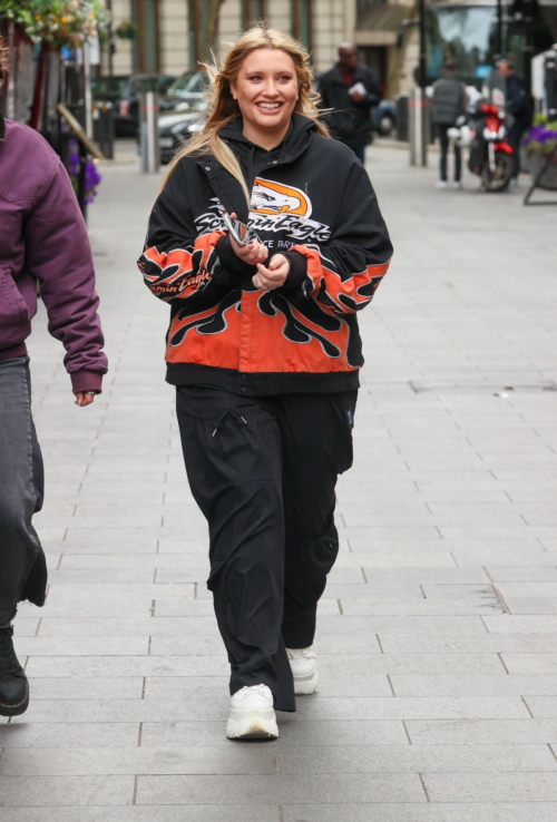 Ella Henderson Arrives at Capital Radio in London 3