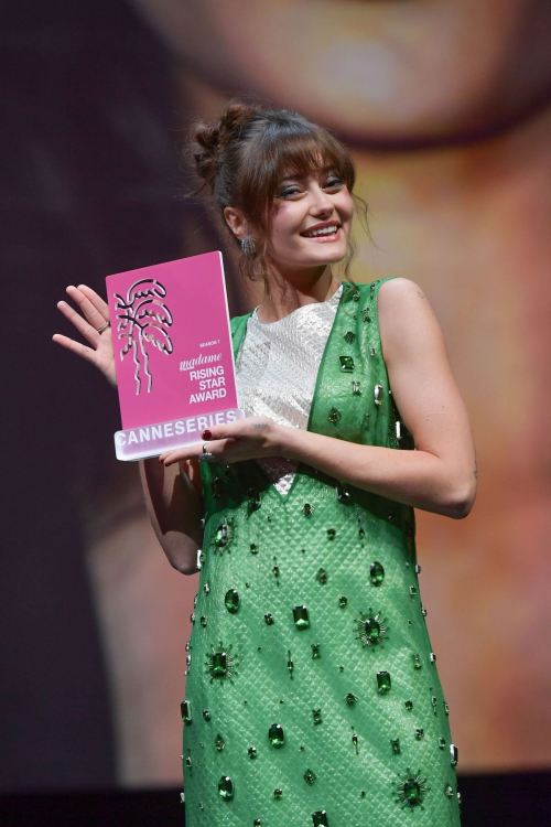 Ella Purnell at Pink Carpet at 7th Canneseries International Festival in Cannes 2