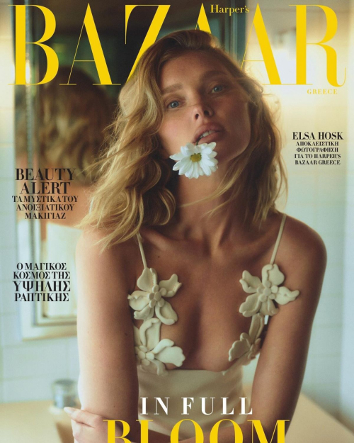 Elsa Hosk Featured in Harper