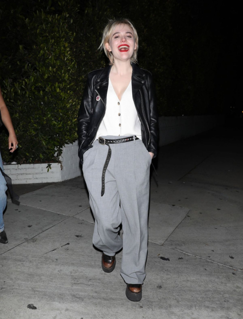 Emily Alyn Lind Celebrates The Black Keys Album Release in Los Angeles 1