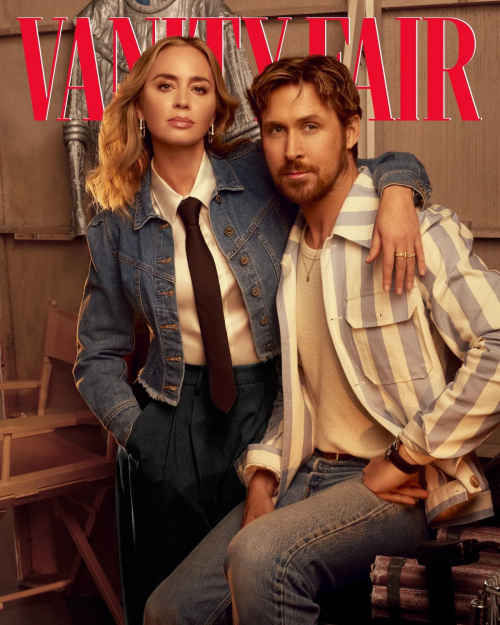 Emily Blunt Featured in Vanity Fair Italy April 2024